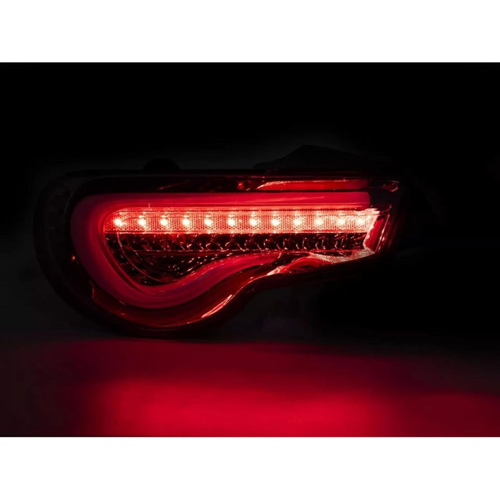 LED Sequential Tail Lights – Clear Lens / Red Housing (2012–2021 Scion FR-S, GT86, BRZ)