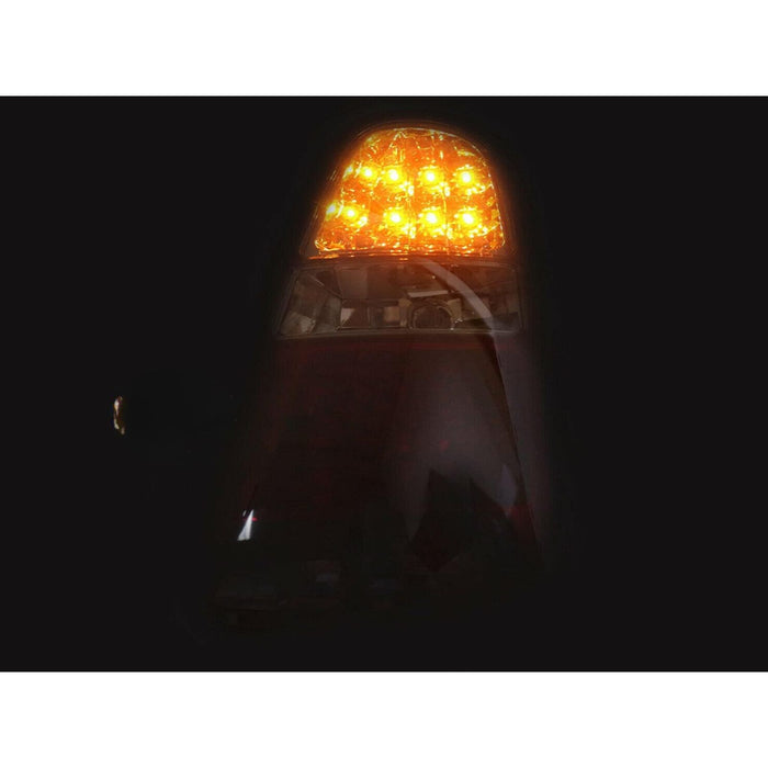 LED Tail Lights Rear Lamps with Reverse – Smoked Lens Compatible with 2004-2008 Mini Cooper R50 R52 R53
