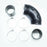 80mm Boost Charge Pipe Kit – Aluminum for Mercedes-Benz AMG A45, CLA45 & GLA45 (W176/W117/W156, M133 Engine)
