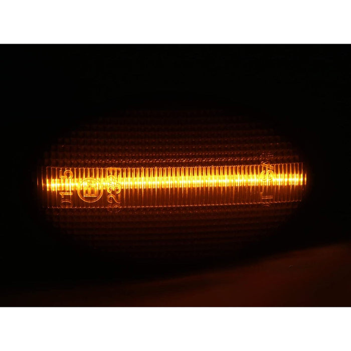 LED Side Markers Smoke Lens Lights Combo Compatible With 2002-2003 Subaru Impreza WRX STI