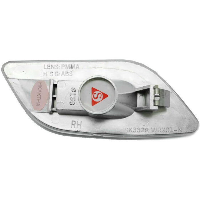 Clear Lens Side Marker Indicators Reflector Compatible with 2002-2003 Subaru Impreza WRX STI