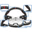 Carbon Perforated Leather Steering Wheel Compatible with Subaru Impreza WRX STI 2008-2014 GR