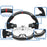 Steering Wheel – Carbon Alcantara Red Stripe For Subaru WRX/STI GR (2008–2014)