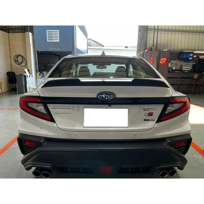 V-Type Duckbill Trunk Spoiler (Gloss Black) – For Subaru WRX VB (2022–Up)