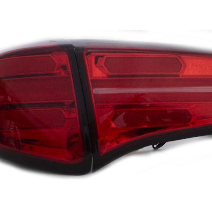 Fully LED Tail Lights with Light Bar – Red/Clear for Hyundai Tucson (2015–2019)