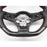 Carbon Fiber Steering Wheel – For Volkswagen Golf GTI Mk7 / Mk7.5 (2013–2020) Perforated Leather, Red Stitch &amp; Red Stripe