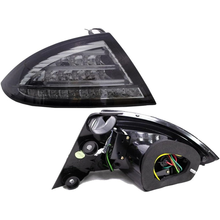 Fully LED Tail Lights Smoke Lens for Seat Leon Typ 1P 2009–2013 Facelift