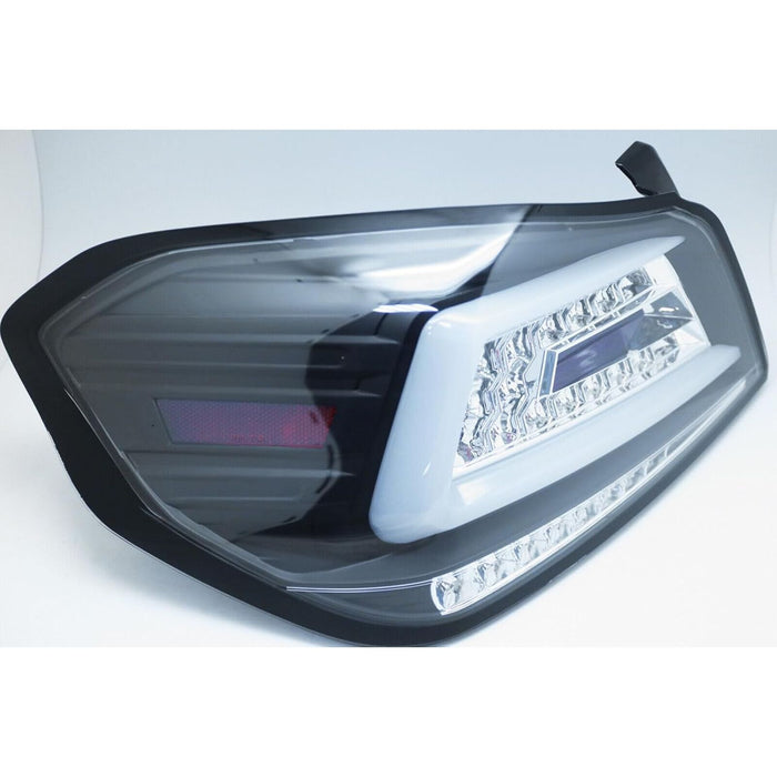 C Shape JDM LED Tail Lights with Sequential Indicator for Subaru WRX STI VA 2015–2021