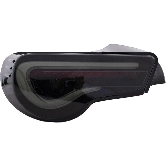 LED Tail Lights with Sequential Turn Signals Black Smoked for Scion FR-S / GT86 / BRZ 2013–2021