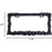 3D Chrome Skull License Plate Frame (Black, USA Size)