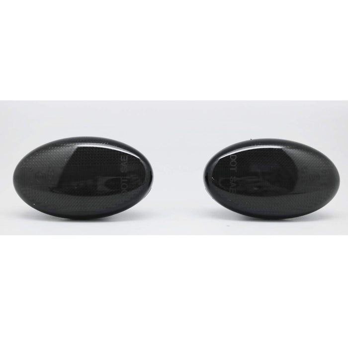 LED Side Markers Smoke Lens Lights Combo Compatible With 2002-2003 Subaru Impreza WRX STI