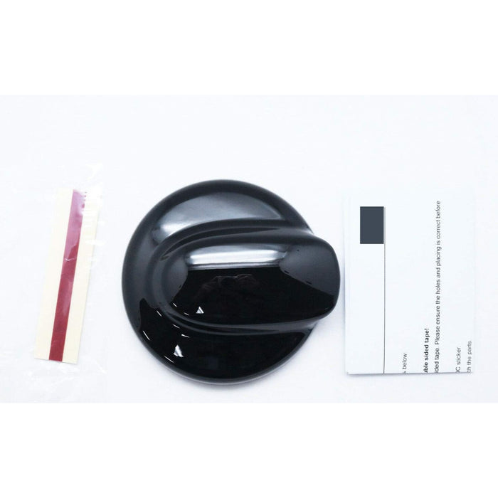 Glossy Black Fuel Gas Oil Tank Cap Cover Compatible With Mini Cooper R55–R61 (2007–2013)