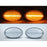 LED Side Markers Clear Lens Turn Lights Compatible With 2002-2007 Subaru Impreza WRX STI