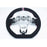 D-Shape Alcantara Steering Wheel With Red Stripe Compatible With Subaru WRX / STI (2015–2020)