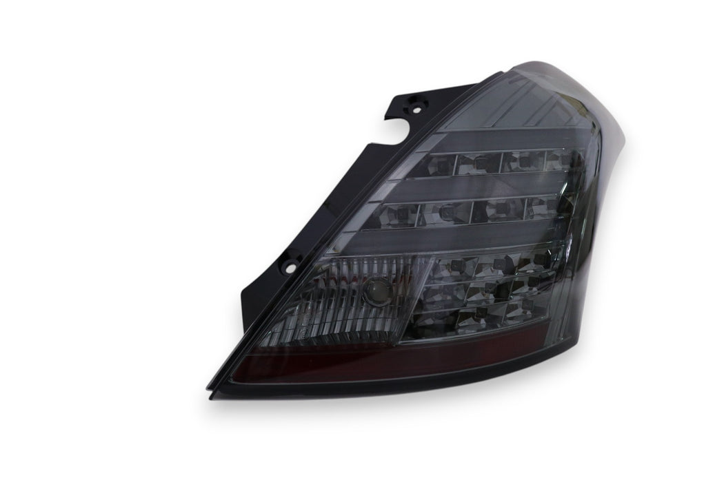 LED Tail Light Assembly Compatible with 2010-2016 Suzuki Swift Sport ZC32S - Smoked Black