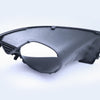 04-05 Subaru Impreza WRX STI GDB JDM FogLight Lamp Covers Bezel - LH + RH Black Matt