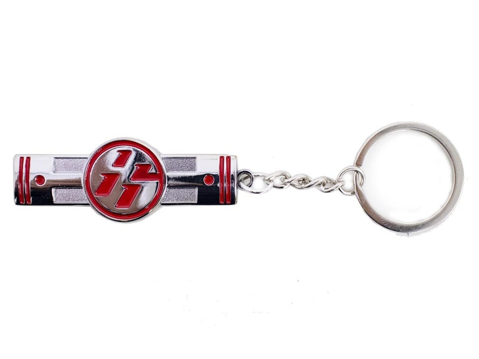 JDM GT 86 Piston Keyring Keychain Red/Chrome For BRZ FRS FT GT GTS