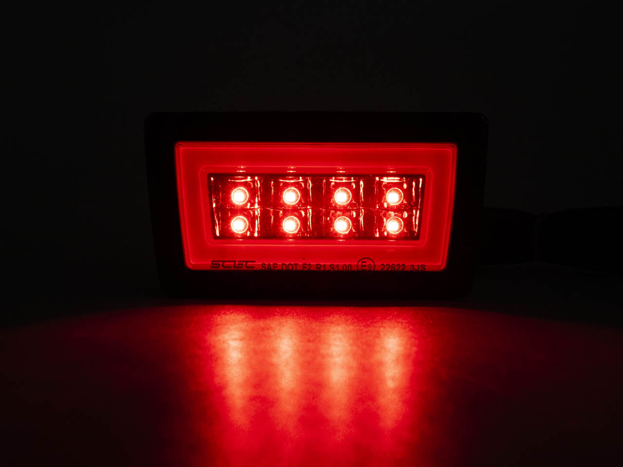 LED Rear Brake Light For 15-21 Subaru WRX STI VA DRL Red Bar - Smoked ...