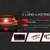 F1 LED Rear Fog Light Kit Brake Light Smoked RD/BK For 2022+ Subaru WRX VB