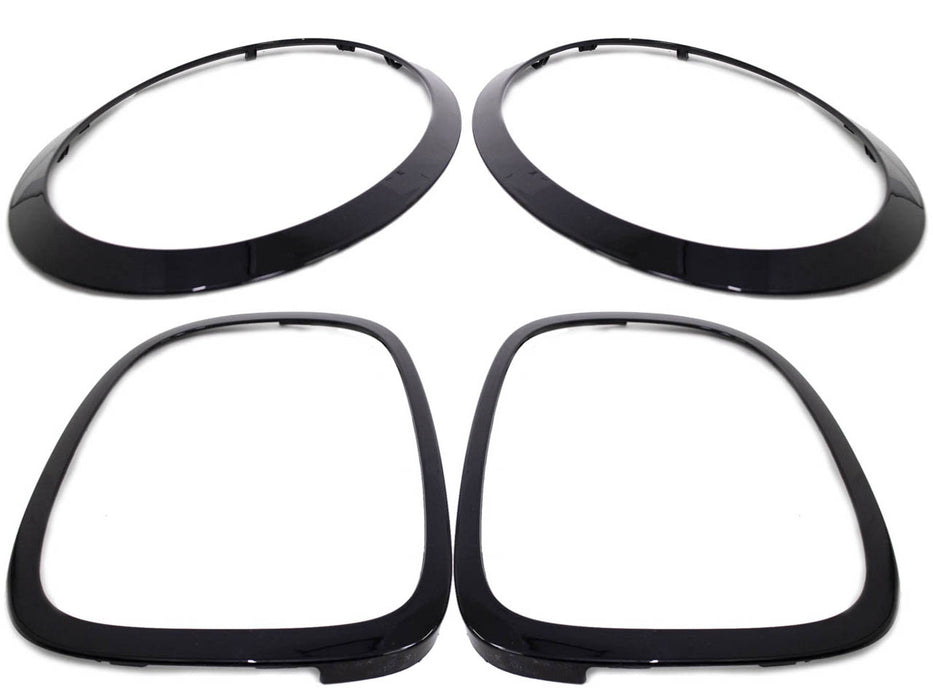 Headlights + Tail Lights Replacement Trim Dechrome For Mini Cooper F55 ...