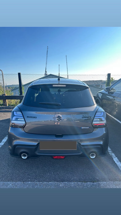 Glossy Black Front + Rear Sport Emblems Badges Full Set for Suzuki Swift Sport ZC33S