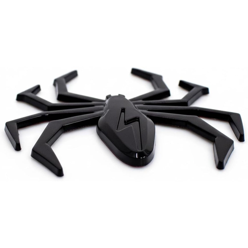 Exclusive Metalhead Collection Gloss Black Spider Emblem – All Metal Car Badge