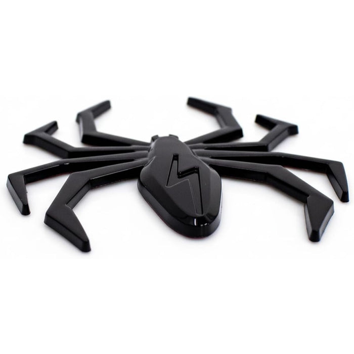 Exclusive Metalhead Collection Gloss Black Spider Emblem – All Metal Car Badge