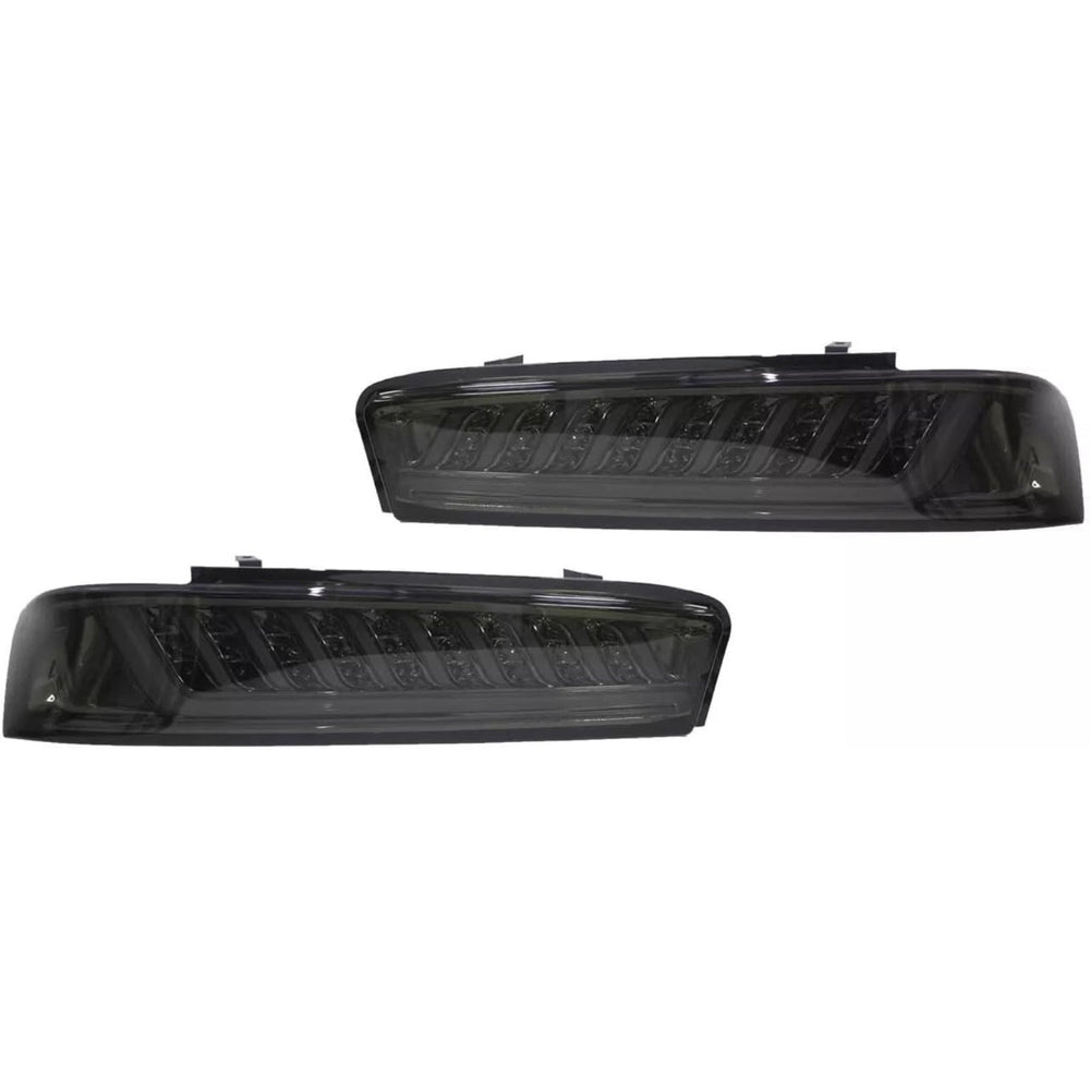 Full LED Sequential Signal Tail Lights Smoked Lens for Chevrolet Camaro 2016–2018