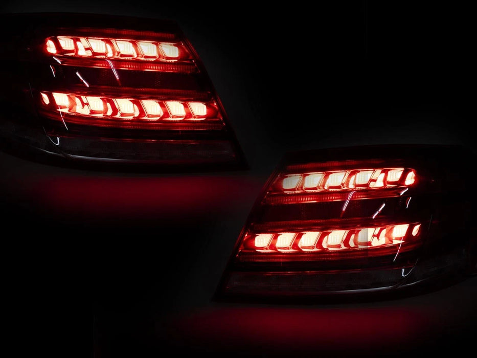 LED Rear Tail Lights For Mercedes Benz 2009-2013 Sedan W212 E200 E300 E63 AMG - US TYPE