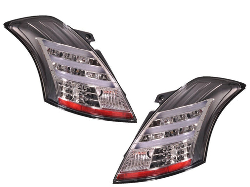 LED Tail Light Assembly For 2010-2016 Suzuki Swift Sport ZC32S - JDM Black