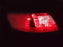 For 2007 2008 2009 Toyota Camry LED Taillights Rear Lights - Red/Clear