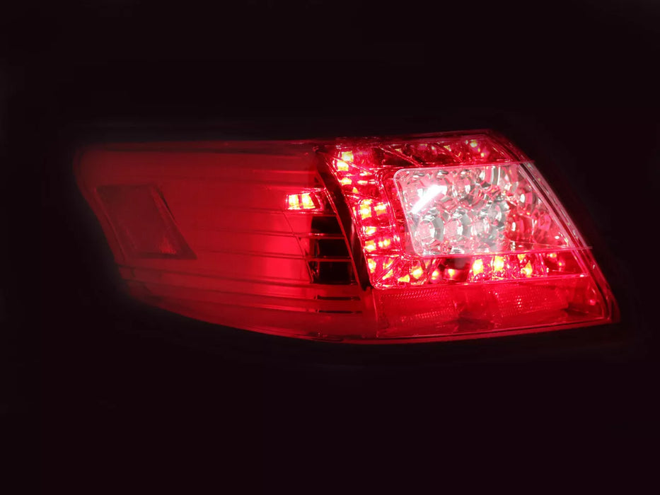 For 2007 2008 2009 Toyota Camry LED Taillights Rear Lights - Red/Clear