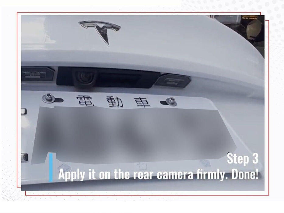 Model Y Rear Camera Protector Rear Parking Camera Cover Waterproof Hydrophobic Case For 17-22 Tesla ...