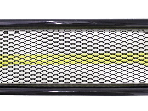 Front Mesh Grille Aluminum Front Brace Bar For 2018-2021 Subaru WRX STI Yellow Painting
