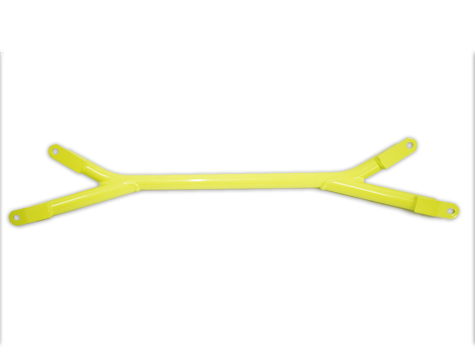 Aluminum Front Brace Bar For 2015-2021 Subaru WRX STI Neon Yellow Painting