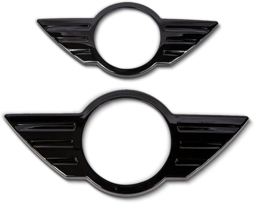 Mini Cooper Emblem Badge Cover. Front & Rear Emblem Cover. Mini Cooper Accessories - Works with Mini Cooper 2014-2018 Pre-Facelift