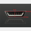 Smoke Rear LED Fog Lamp Light F1 Style Brake Light for Suzuki Swift Sport SX4