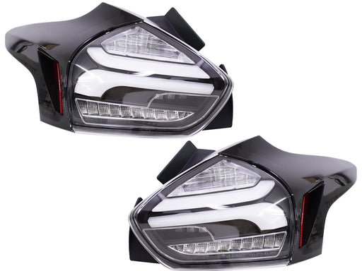 For 2015-2018 Ford Focus Mk3.5 3D/5D JDM Black LED Tail Lights Dynamic Indicator