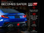 F1 LED Rear Fog Light Kit Plug and Play Brake Light Red For 2022+ Subaru WRX