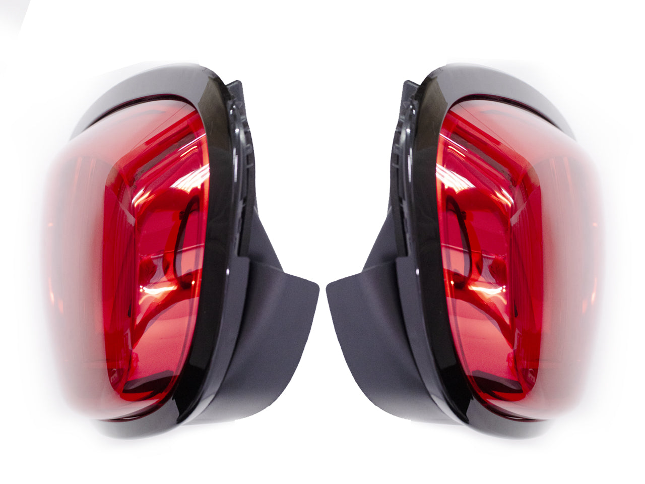VLAND LED Tail Lights For 2014-2023 Mini Cooper F55 F56 F57 - Red/Black, Sequential Amber Turn Signals, DOT/SAE