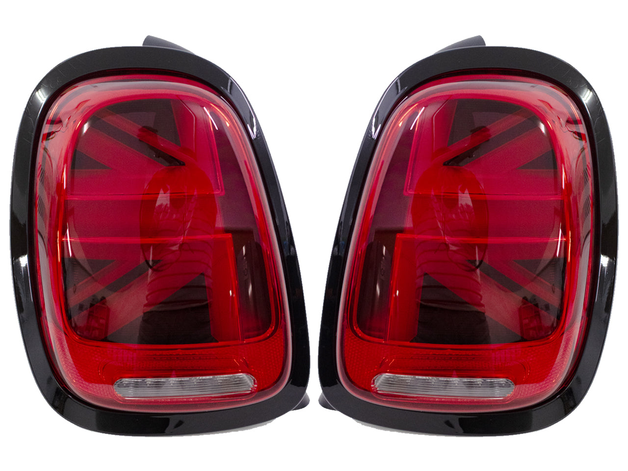 LED Tail Lights Red Lens For 2014-2020 Mini Cooper F55 F56 F57 Gen.3 UNION JACK