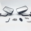 GP Carbon Fiber Race Small Mirrors Auto/Bike F1 Style Kit Side Wing Pair RH+LH