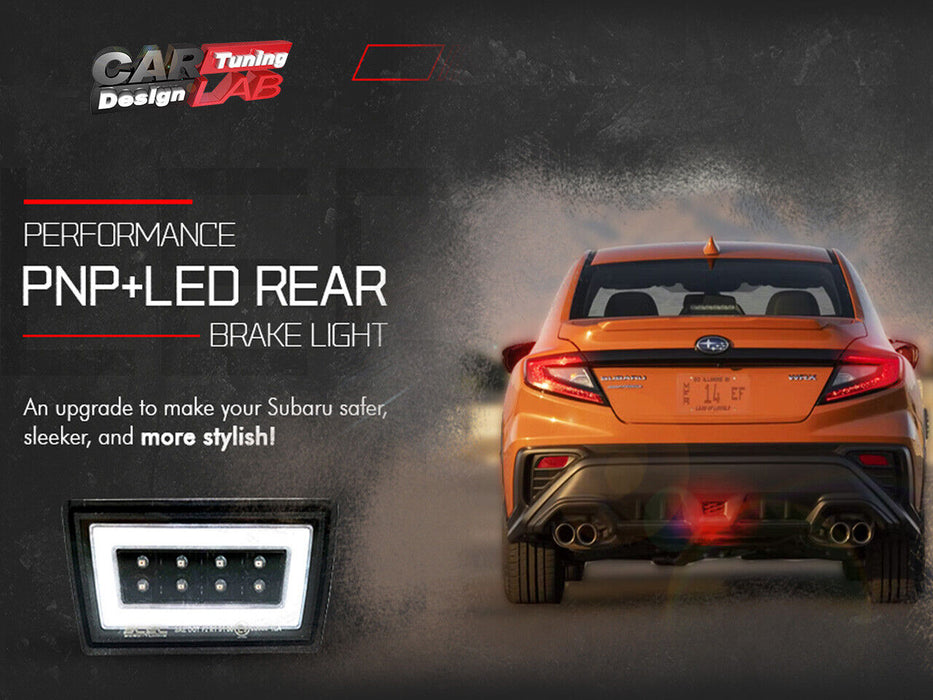 F1 LED Rear Fog Light Kit Plug and Play Brake Light WH/BK For 2022+ Subaru WRX