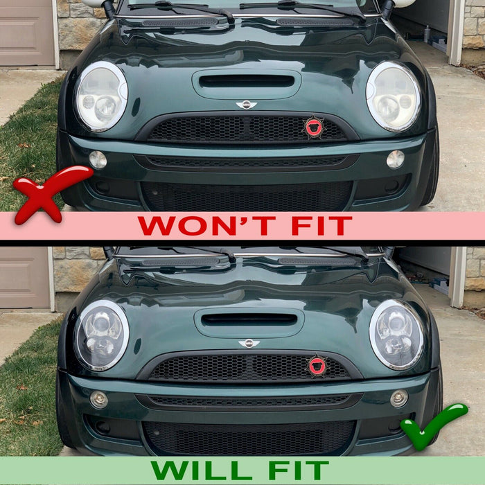 Mini R50 Headlight Eyebrows Gloss Black TailLight+HeadLight Rim for 2002-2006 Mini Cooper R50 R52 ...