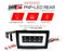 F1 LED Rear Fog Light Kit Plug and Play Brake Light WH/BK For 2022+ Subaru WRX