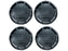 Replacement Alloy Wheel white Hubs Center Caps Cover For GT86/BRZ