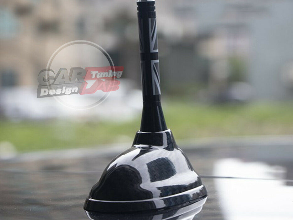 UK Flag Antenna Union Jack Black for Mini Cooper R50 R52 R53 R55 R56 R57 R58 R59