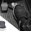 Pedal Pad-Style Cover - No Drilling Anti-Slip Aluminum Brake and Accelerator Pedal Covers - Hot Rod Rat Chrome Custom Gas Pedal Pad Cover Accessories