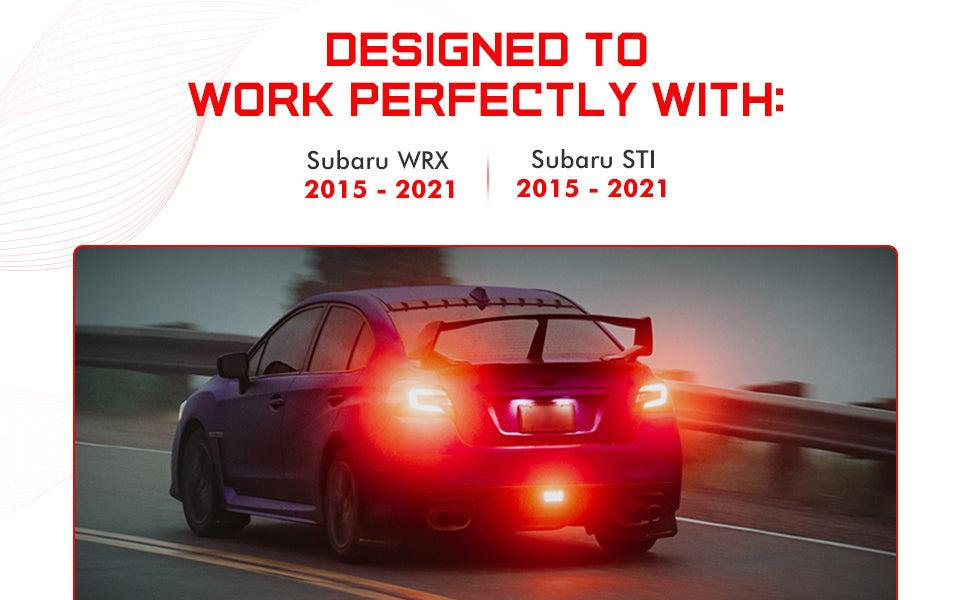 PNP F1 Hyper Light 4th Brake/Fog Light Plug and Play Harness for 2015-2021 Subaru WRX STI (VA Type)