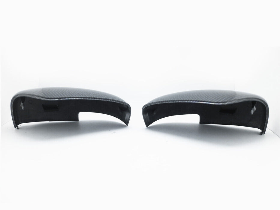BRIXIAMOTO Street Carbon Look Side Mirrors For Suzuki GSR 600 & 750 – White Logo, Italian Made